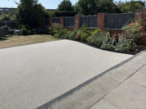 Full resin bound patio system installed at a St Annes property