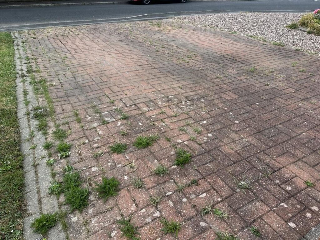 Old block paving removed from Thornton-Cleveleys driveway