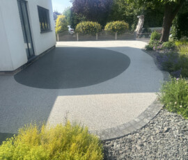 Durable resin bound driveway installed for Little Eccleston homeowner
