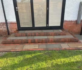 Traditional stone driveway enhancing kerb appeal in Preston